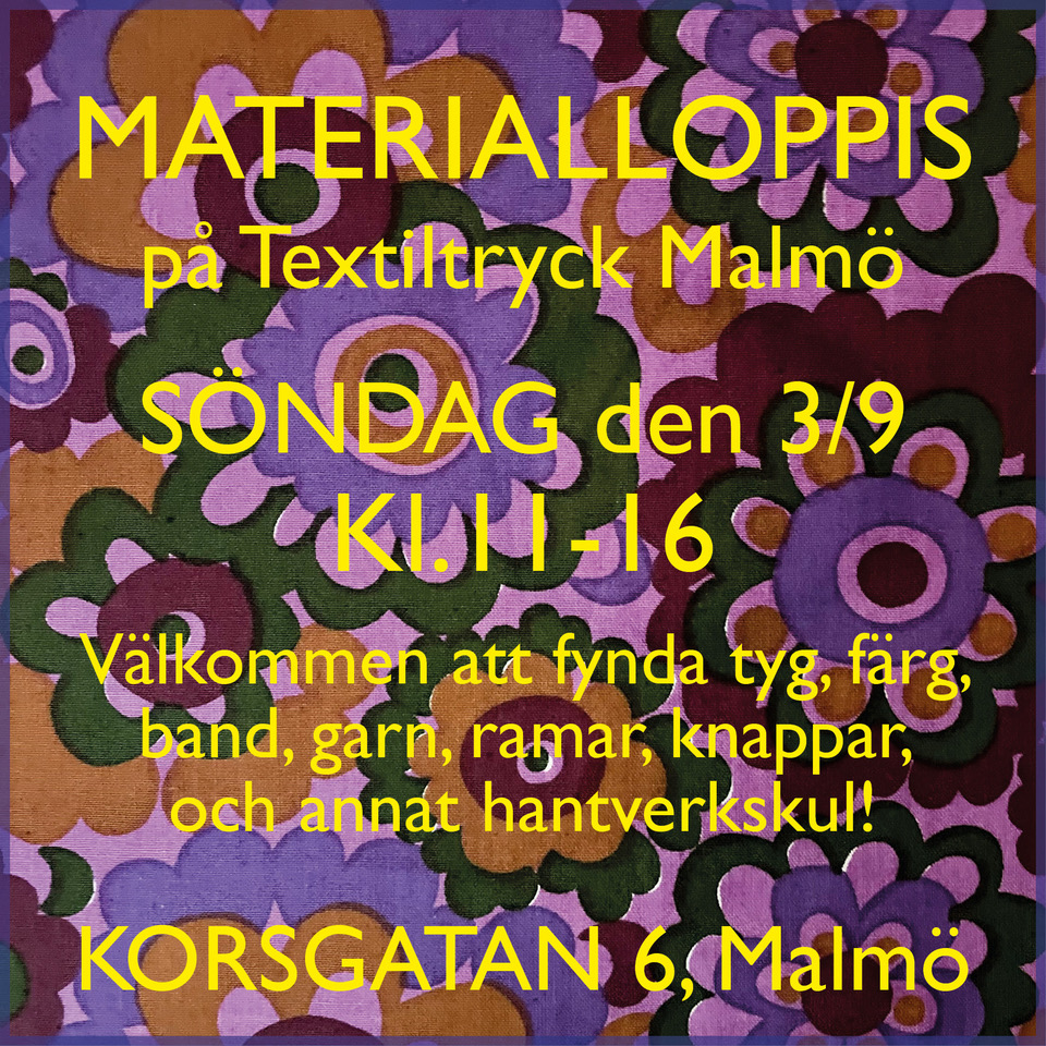 Materialloppis 3/9