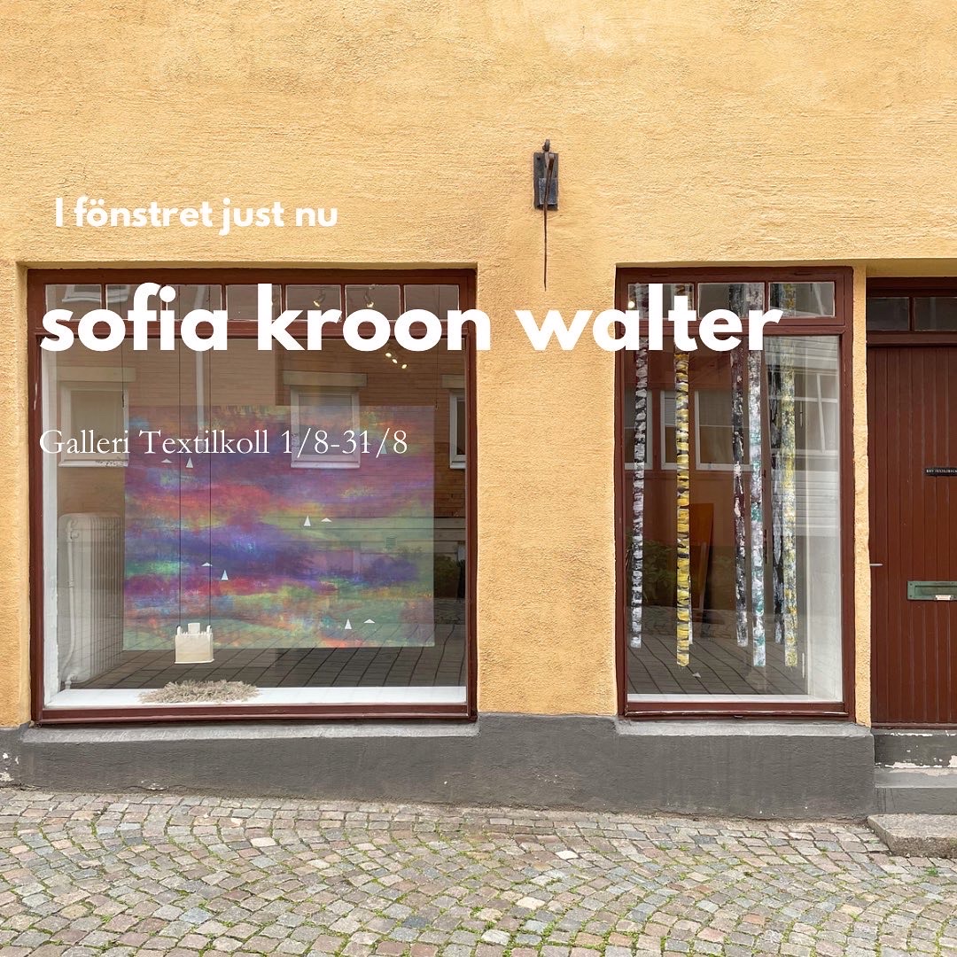 Sofia Kroon Walter fönsterutställning