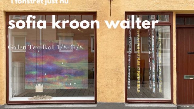 Sofia Kroon Walter fönsterutställning